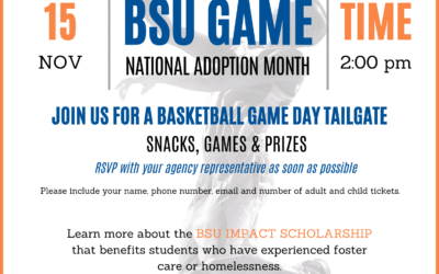 National Adoption Month BSU Basketball Game